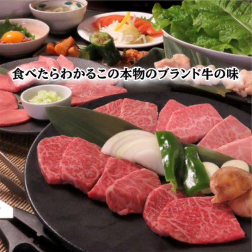 宮崎牛／鹿児島黒牛／佐賀牛のブランド牛を使用