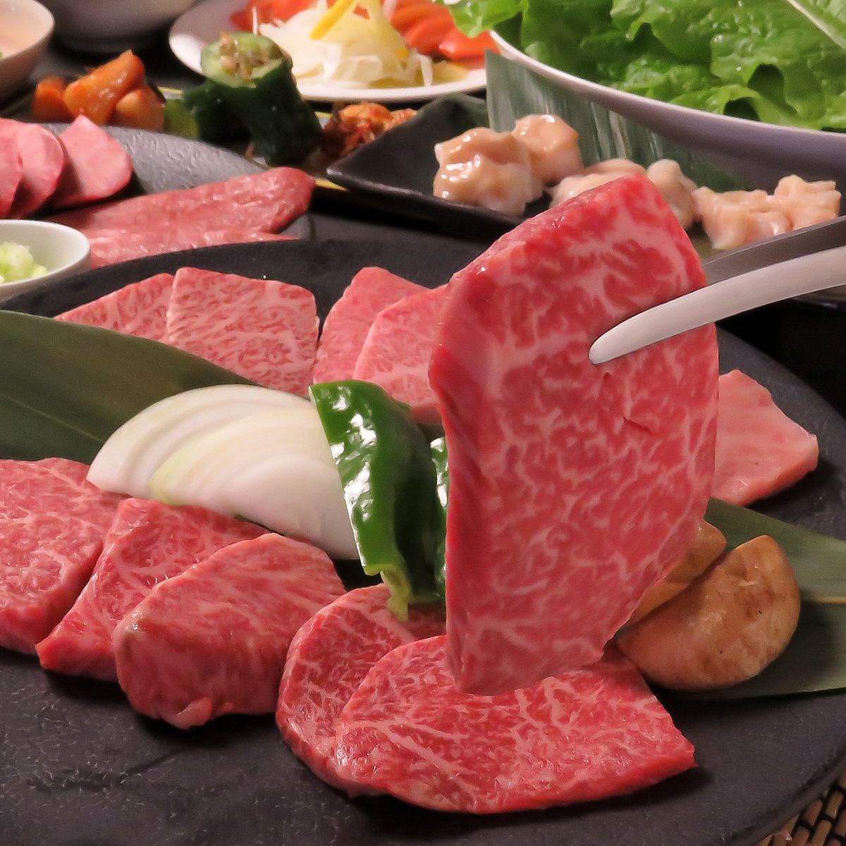 浜北で宮崎牛や鹿児島牛等のブランド牛が楽しめる名店。