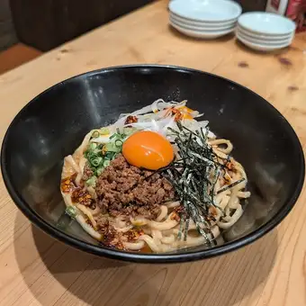 月見坦々まぜそば