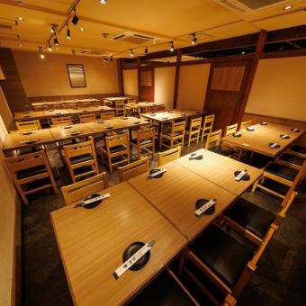 Recommended for those planning a large banquet in the Shinbashi area. Depending on the number of guests, we can also rent out the entire restaurant for private parties, so please use our relaxing, high-quality private rooms for various large parties such as reunions, banquets, wedding receptions, and drinking parties. We can accommodate up to 300 people.Please feel free to use this venue for girls' parties, group dates, and town parties.