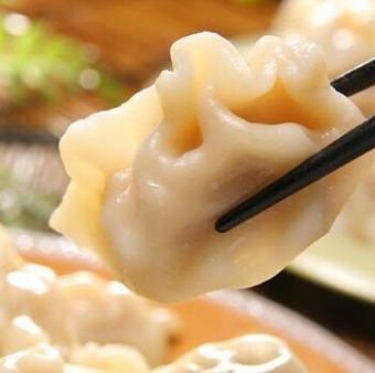 Chewy boiled dumplings