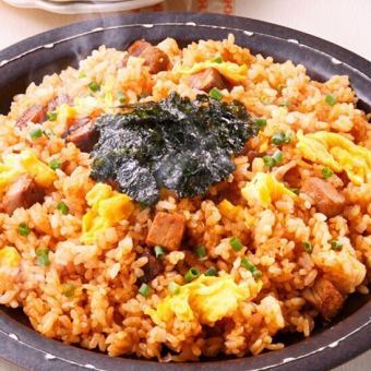 pork kimchi fried rice