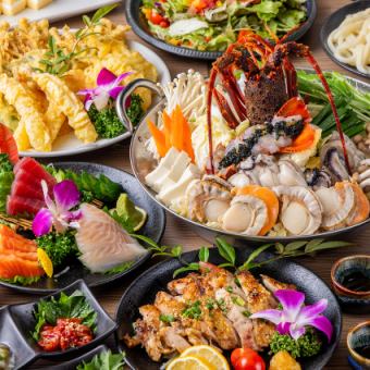 生ビール付■3H飲み放題付『瑞宴コース』牡蠣鍋・本鮪・黒毛和牛など贅沢三昧全9品6000⇒5000円