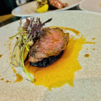 【ディナー】魚料理・肉料理ともに味わえるWメインの充実コースGamme -ガム