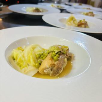 【ランチ 】メインの魚と肉が両方楽しめるボリューム満点のTonique -トニックコース