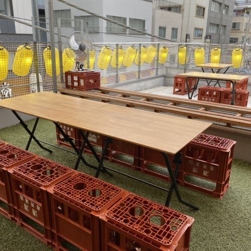 外で飲む解放感と爽快感◎