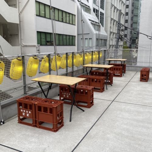 換気◎屋上BBQ