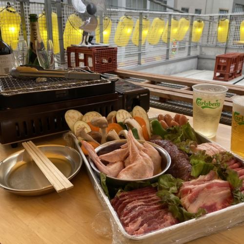 手ぶらBBQプランをご用意しております◎