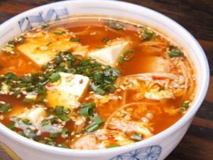 Tofu chige soup