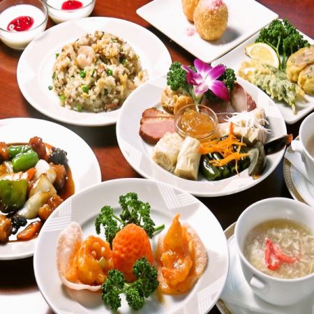 （保證包廂）【簡易套餐】共8道菜，附1杯軟飲，主菜和米飯任君選擇！