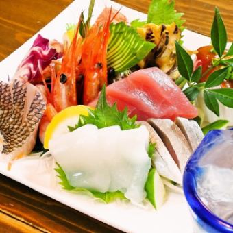 Assorted sashimi [Sashimi platter]