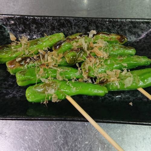 Shishito [Green pepper]/Tomato winding [Tomato winding]/Tsukune