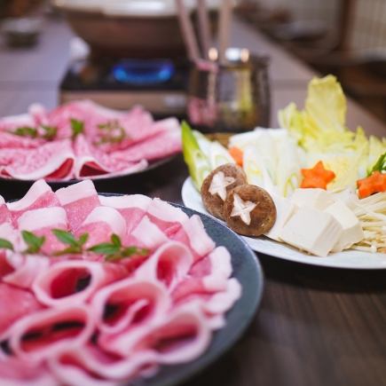 ＜ディナー＞【厳選和牛しゃぶしゃぶ 贅沢味わいコース】 13,200円(税込)