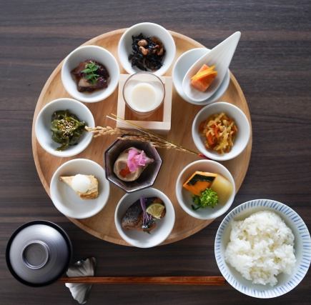 ＜ディナー＞【やさしい和のごちそう── 五穀豊穣膳 ── 】茶碗蒸し付き4,950円(税込)