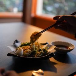 旬の天麩羅盛り合わせ 