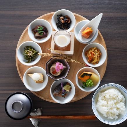 ＜ディナー＞【やさしい和のごちそう──五穀豊穣膳──】小鍋付き（豚）7,150円(税込)