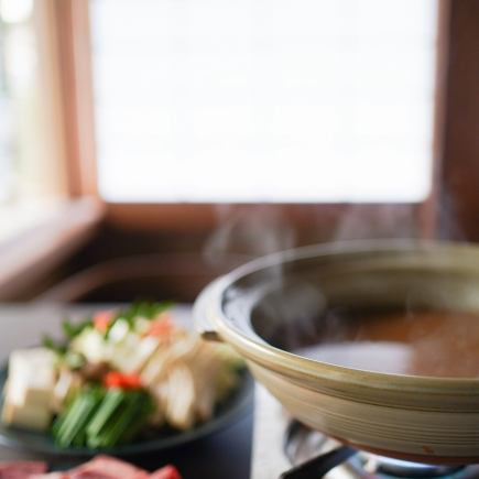 ＜ディナー＞【特選三田ポークしゃぶしゃぶコース】180g 