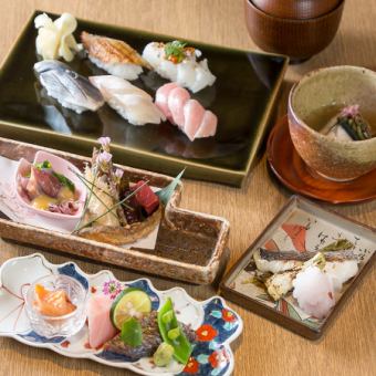 平日限定朧ランチコース7700円(税込)