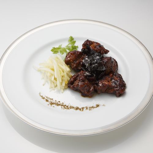 Stir-fried beef with Japanese pepper