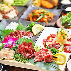 【夏】【もてなし屋・東北うまいもんコース】郷土料理！3時間飲み放題付き全10品　6000円