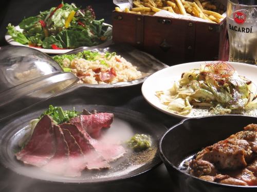 豪快!!肉&飲み放題コース