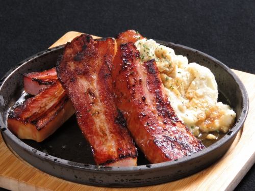 厚切りベーコン＆マッシュ