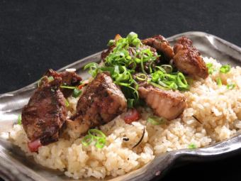 大份牛排蒜香米饭