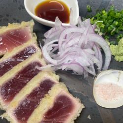 マグロのレア天ぷら