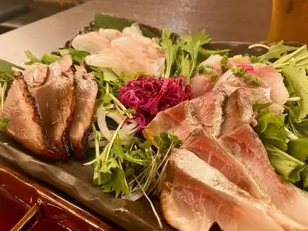 2.5時間飲み放題!! 刺身の盛り合わせコース(藁焼き付き)♪