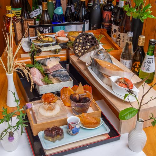 ≪利用シーンにピッタリなコースを5種類から選択可能!≫ 旬の懐石コース ¥3,500~18,000(税込)
