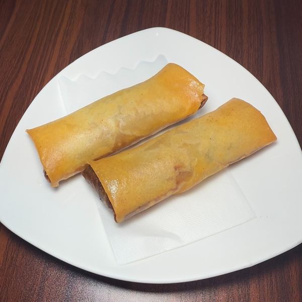【職人技の逸品】パリじゅわ食感が堪らない！自家製手作り春巻き(2本)