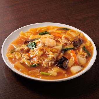 五目あんかけ焼きそば