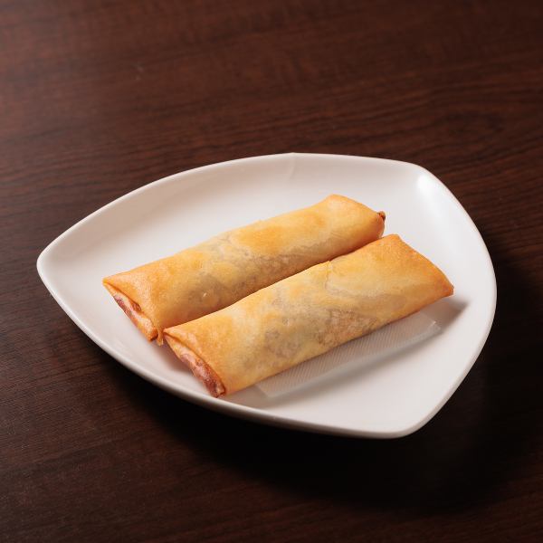 【職人技の逸品】パリじゅわ食感が堪らない！自家製手作り春巻き(2本)