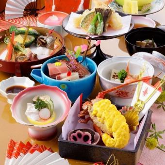 【個室】お顔合せやお家族の祝い 喜び溢れるハレの日に...祝会席 [おうぎ]　