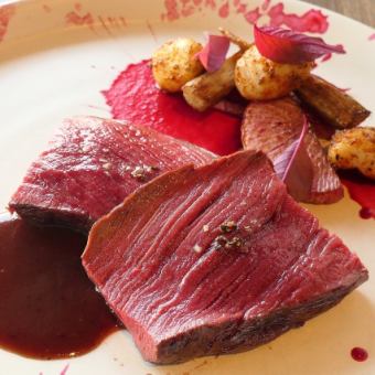 【Terre テール】前菜、肉料理、デザートなど 全5品 （2名様のご利用はこちら）