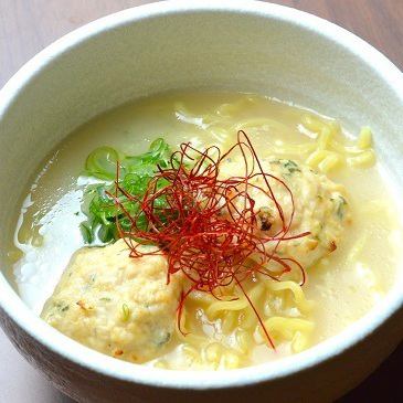 鶏塩スープ葱そば