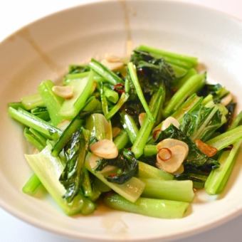 青菜炒め