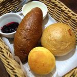 Assorted 3 kinds of snacks German bread ~ with butter and German jam ~