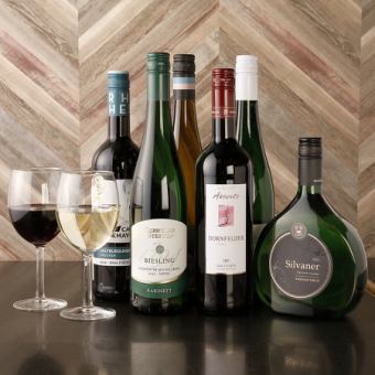 冬季限定プラン【冬のドイツ料理とドイツワインを楽しむコース】2時間飲み放題付※金曜不可 