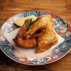 ひな鶏一夜干し半身揚げ