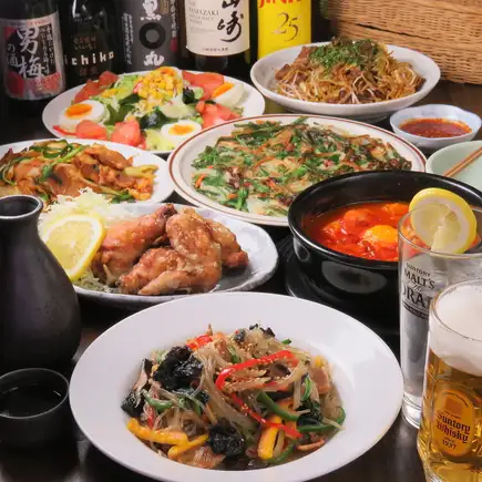Enjoy a 2-hour all-you-can-drink course featuring the manager's recommended dishes (6 dishes total) for ¥5,000 (tax included).