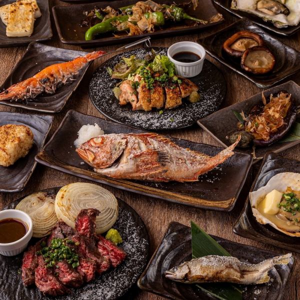 飲み放題付きコース3500円から！三陸の海の幸や山の幸を堪能ください！