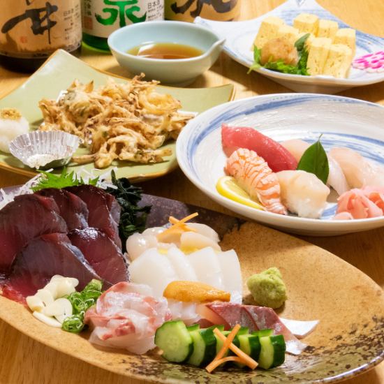 新鮮な魚を職人技で仕上げた贅沢な料理はどれも絶品です♪