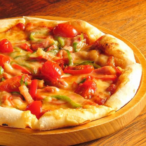 自制番茄酱披萨