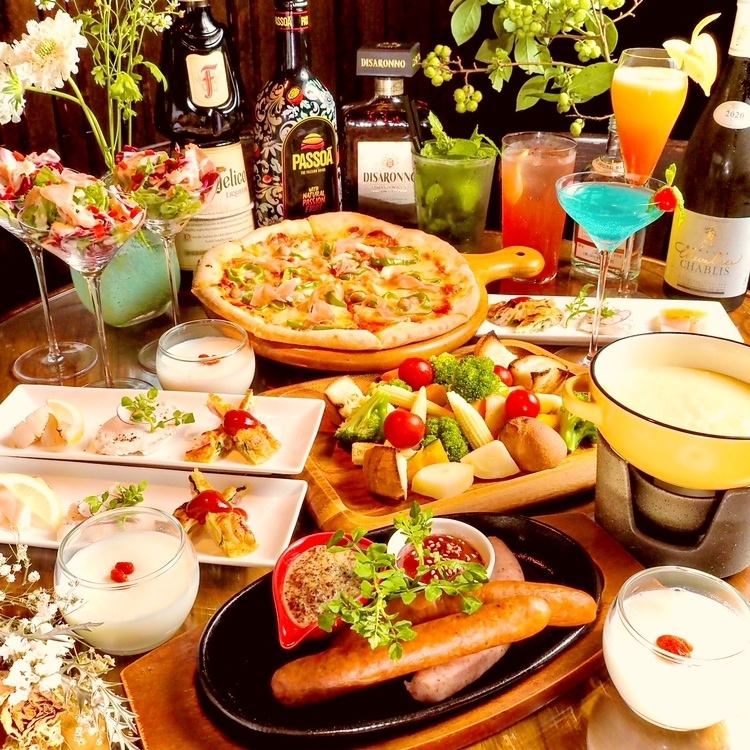 A girls' party that is a little more adult than usual with authentic dishes that are rare in bars ♪