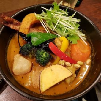 夏バテ防止!スープカレー【焼鳥食べ放題】2.5時間飲み放題付「焼鳥全27品コース」4500円→3500円