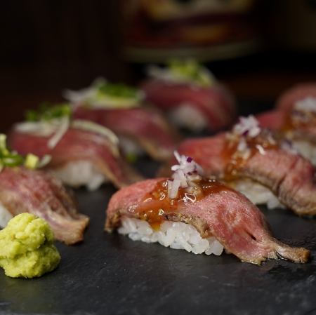 All-you-can-eat meat sushi♪ All-you-can-eat and drink 30 types of sushi [30 items in total/3,000 yen]