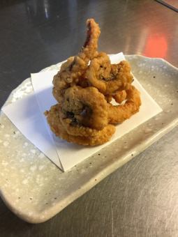 Deep-fried octopus