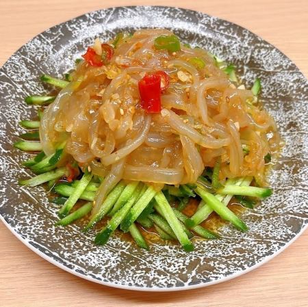 くらげきゅうり和え