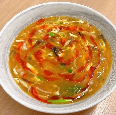 五目春雨スープ/春雨肉団子スープ/酸辣湯スープ　各